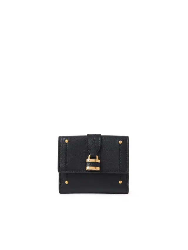 Chloé Mini Paddington tri-fold in grained leather