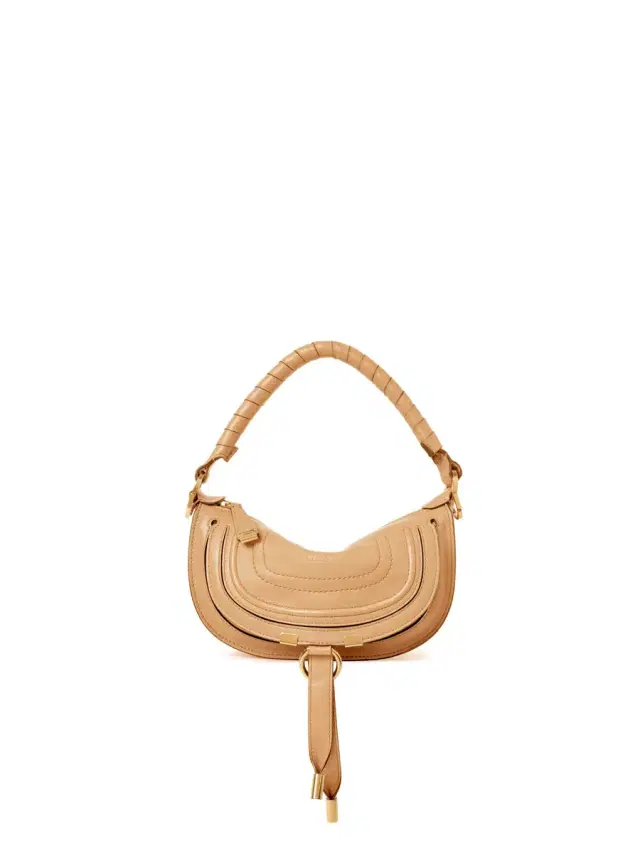 Mini Marcie shoulder bag in soft leather