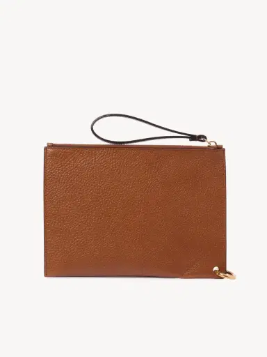 Chloé Chloé Spin zipped pouch in grained leather | Thumbnail 3 Chloé Chloé Spin zipped pouch in grained leather | Thumbnail 3