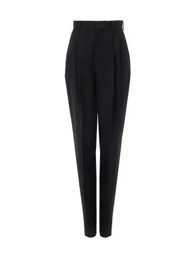 Chloé High-rise wide-leg pants in wool | Thumbnail 1