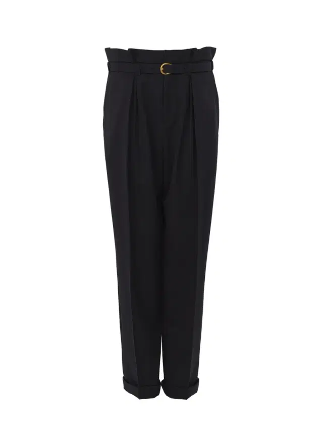 Chloé High-rise wide-leg pants in wool grain de poudre