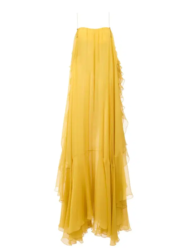Chloé Sleeveless long dress in silk mousseline