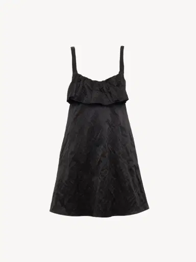 Chloé Sleeveless mini dress in washed technical satin | Thumbnail 2
