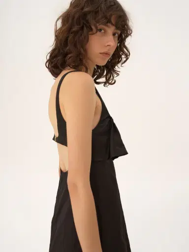 Chloé Sleeveless mini dress in washed technical satin | Thumbnail 6