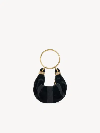 Chloé Mini Bracelet Hobo bag in suede leather | Thumbnail 2