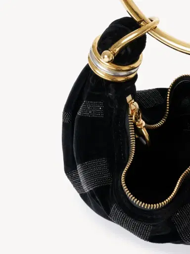 Chloé Mini Bracelet Hobo bag in suede leather | Thumbnail 5