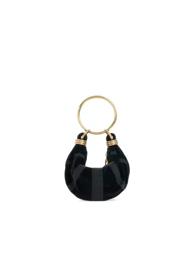 Chloé Mini Bracelet Hobo bag in suede leather | Thumbnail 1
