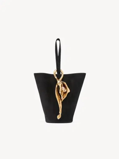 Chloé Small Eden Treasures wristlet bucket bag in suede leather | Thumbnail 2 Chloé Small Eden Treasures wristlet bucket bag in suede leather | Thumbnail 2