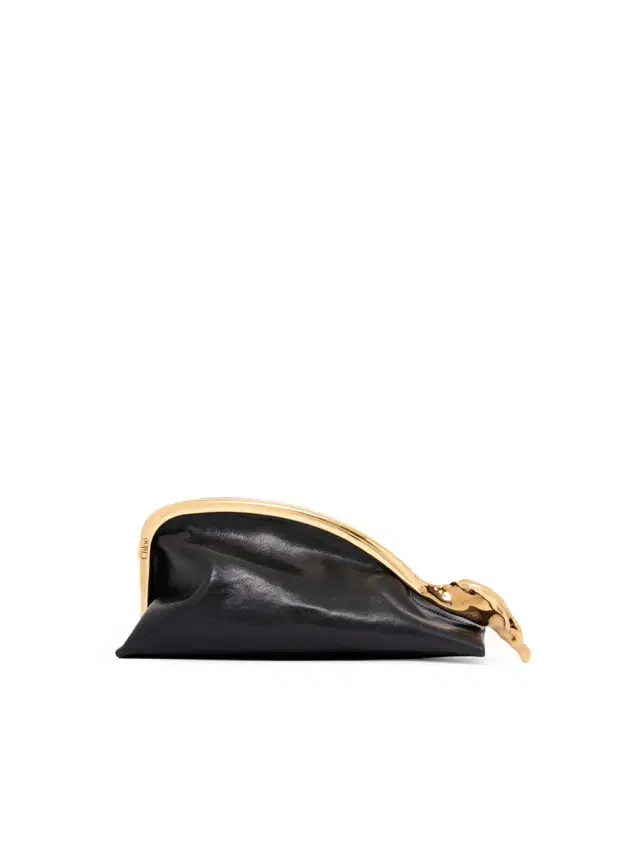 Small Eden Treasures clutch in leather