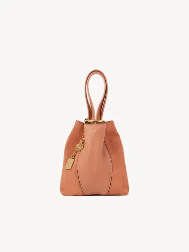 Chloé Small Chloé Spin tote bag in grained & suede leather | Thumbnail 2