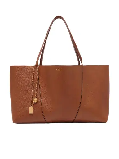 Chloé Chloé Spin east-west tote bag in grained leather | Thumbnail 1