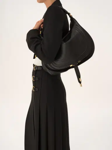 Chloé Marcie shoulder bag in soft leather | Thumbnail 3