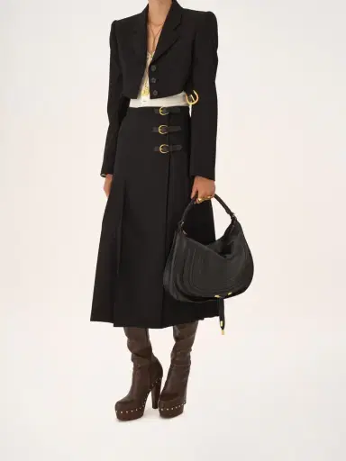 Chloé Marcie shoulder bag in soft leather | Thumbnail 8