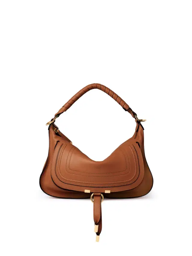 Small Marcie shoulder bag in soft leather