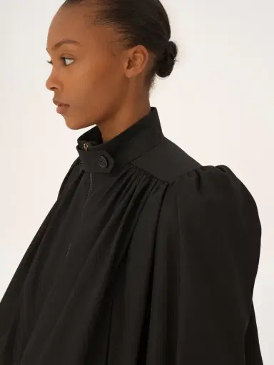 Chloé Gathered boule jacket in cotton canvas | Thumbnail 6