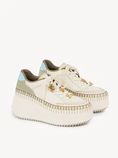 Chloé Nama wedge sneaker | Thumbnail 4 Chloé Nama wedge sneaker | Thumbnail 4