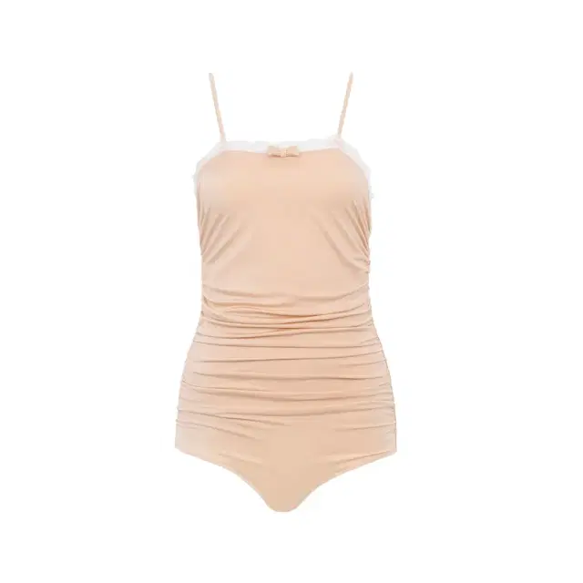 Chloé Lace-trimmed ruched bodysuit