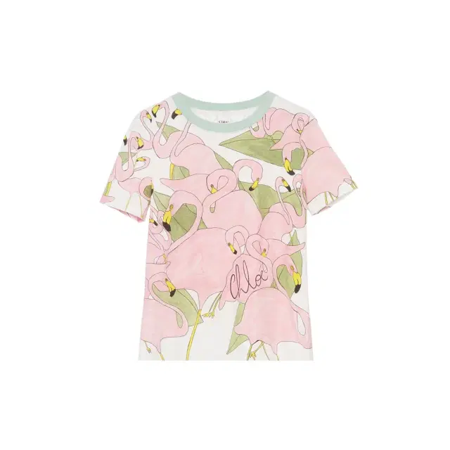 Chloé Baby fit logo T-shirt in cotton jersey