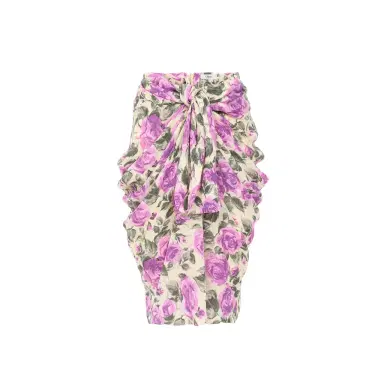 Chloé Knee-length wrap skirt in silk | Thumbnail 1