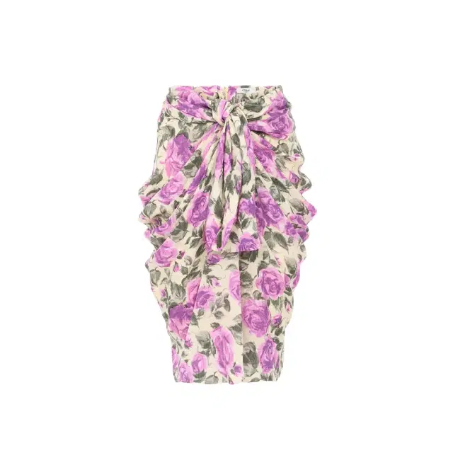 Chloé Knee-length wrap skirt in silk