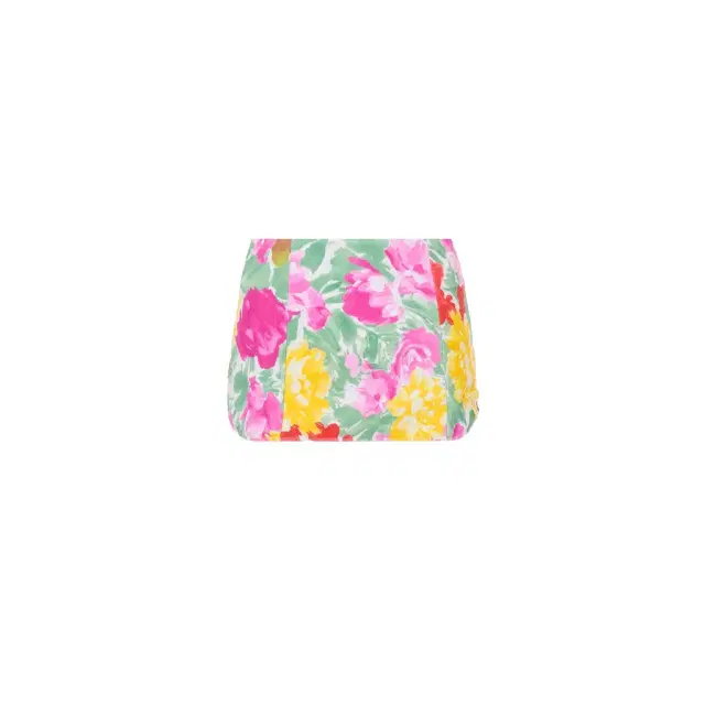 Chloé Garden-print high-waisted swim skirt