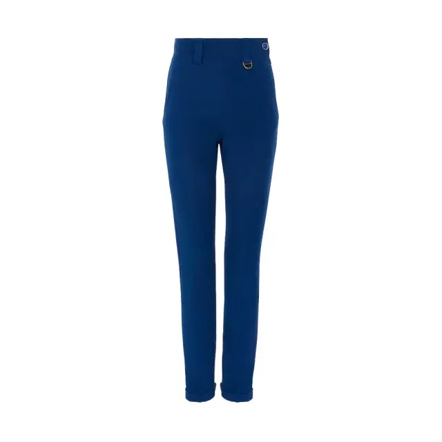 Chloé High-rise fitted pants in stretch tricotine