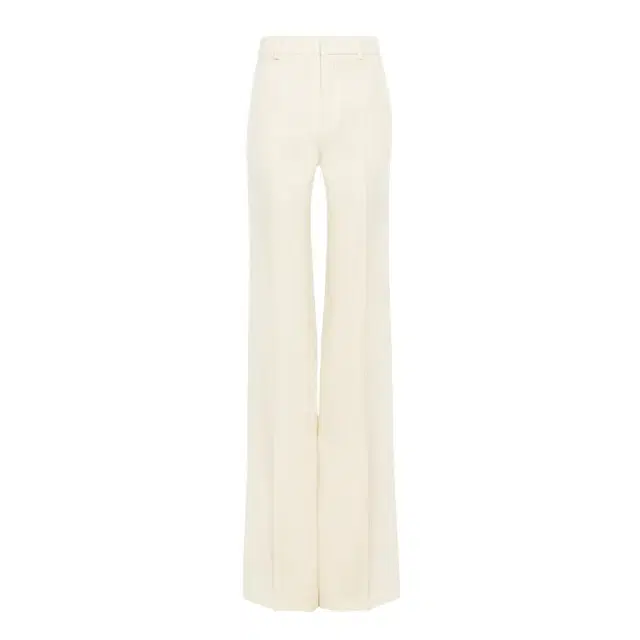 Chloé High-rise flared pants in wool grain de poudre