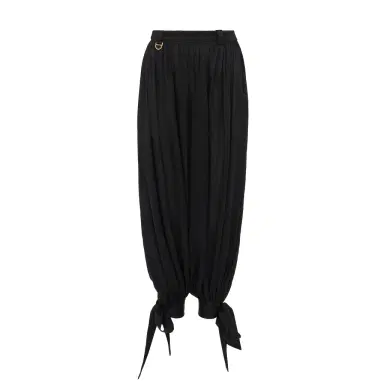 Chloé Fluid pleated pants in crêpe de chine | Thumbnail 1