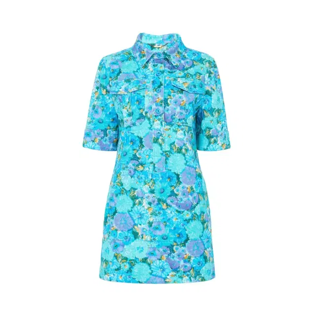 Chloé Mini polo dress in cotton drill