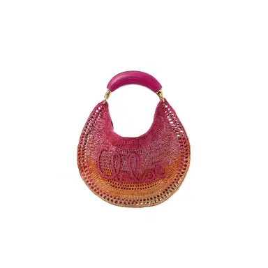 Chloé Summer Banana hobo bag in raffia | Thumbnail 1