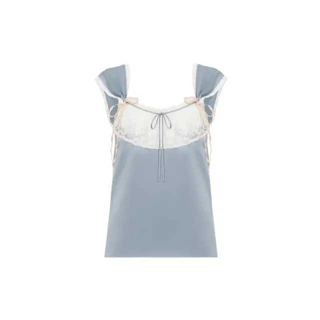 Chloé Fluid lingerie top in washed silk satin & lace