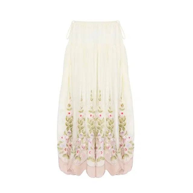 Chloé Gathered long skirt in technical taffeta