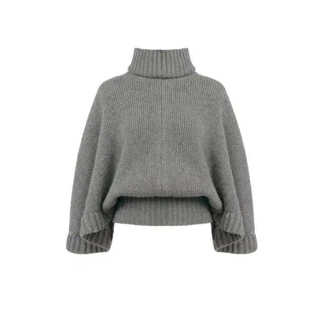 Chloé Short turtleneck cape in a wool & cashmere knit
