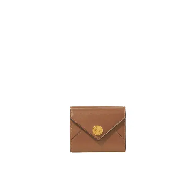 Chloé Small Envelope tri-fold in soft & suede leather