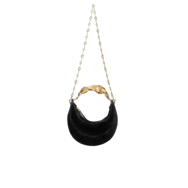 Chloé Small Chain Horse shoulder bag in velvet