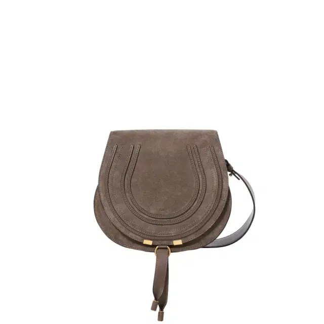 Chloé Marcie saddle bag in suede leather