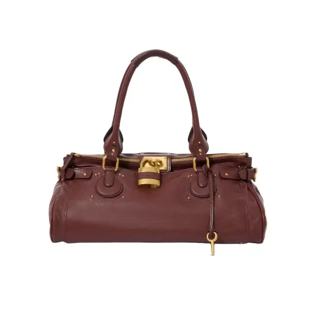 Chloé XL Paddington weekender bag in grained leather
