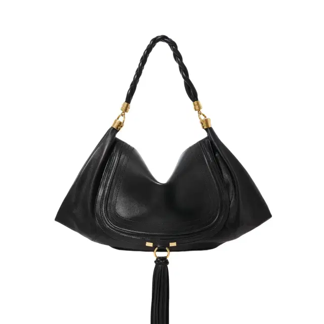 Large Marcie Foulard hobo bag in soft leather