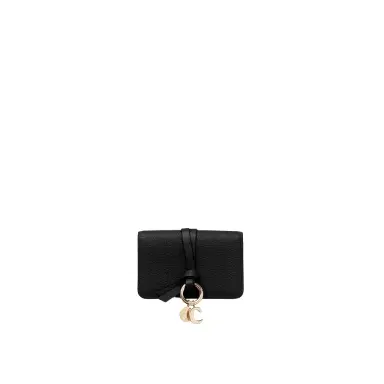 Chloé Alphabet card holder in grained leather | Thumbnail 1