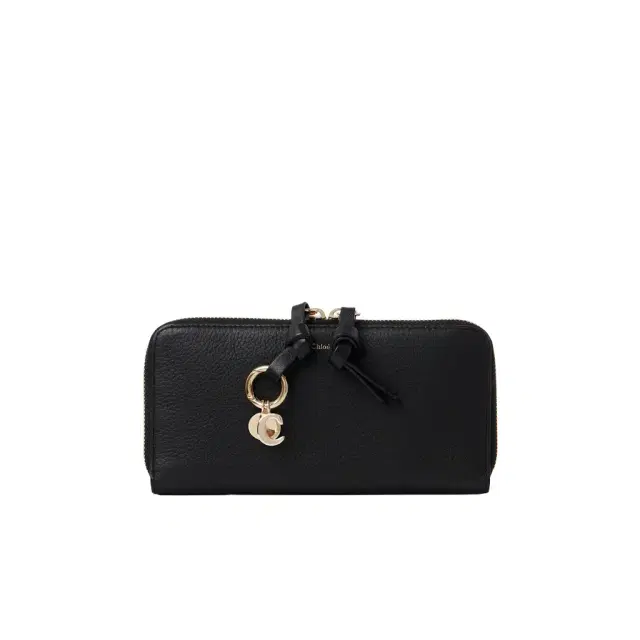 Chloé Alphabet zipped long wallet in grained leather