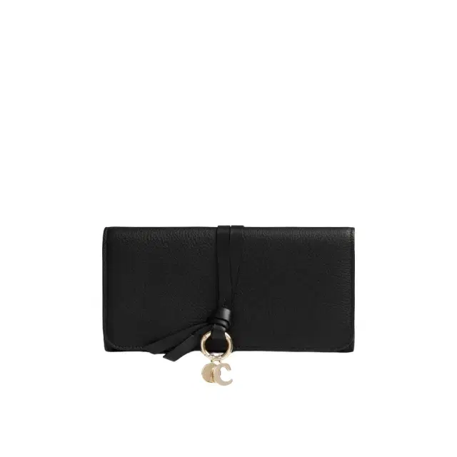 Chloé Alphabet wallet with flap in grained leather