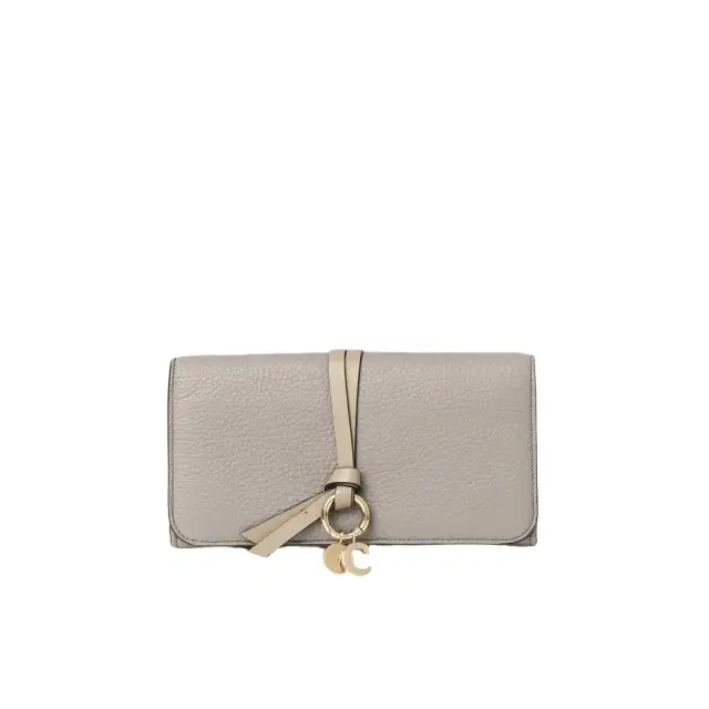 Chloé Alphabet wallet with flap in grained leather