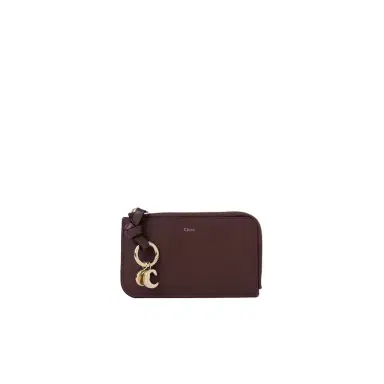Chloé Alphabet wallet in grained leather | Thumbnail 1 Chloé Alphabet wallet in grained leather | Thumbnail 1