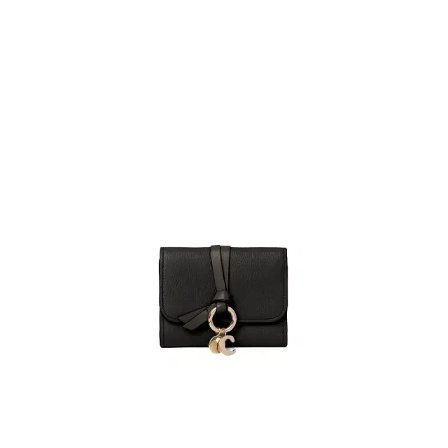 Chloé Small Alphabet tri-fold in grained leather