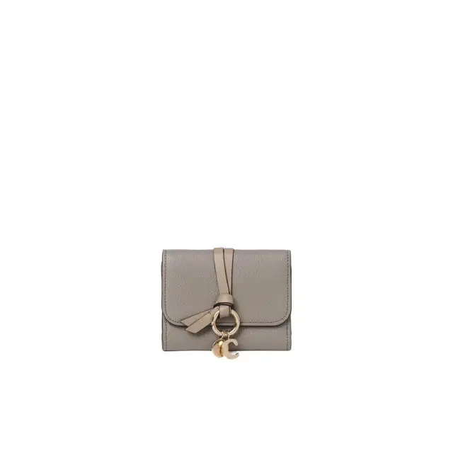 Chloé Small Alphabet tri-fold in grained leather
