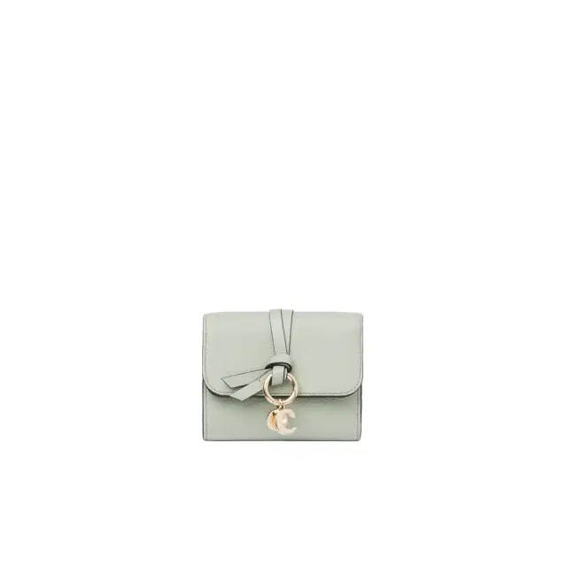 Chloé Small Alphabet tri-fold in grained leather