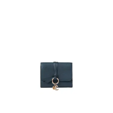 Chloé Small Alphabet tri-fold in grained leather | Thumbnail 1