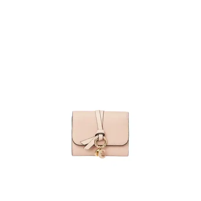 Chloé Small Alphabet tri-fold in grained leather