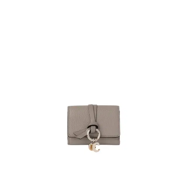 Chloé Mini Alphabet tri-fold in grained leather