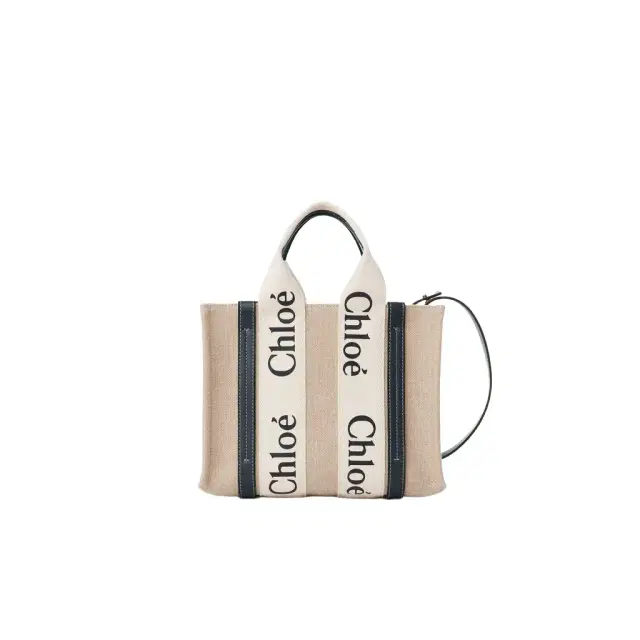 Chloé Small Woody tote bag in linen